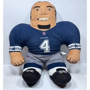 NFL Dallas Cowboys Forever Collectibles 24" Plush Dak Prescott #4 Rare